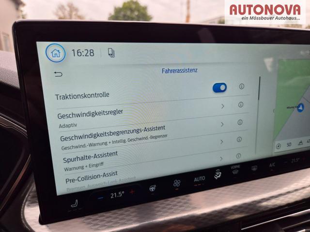 Ford Kuga Titanium 243PS PHEV Automatik schwenkb. AHK Sitzheizung v+h Lenkradheizung Frontscheibe beheizb. Klimaautomatik Navi SYNC4 Apple CarPlay Android Auto Touchscreen PDC 4xKamera 2xKeyless 17"LM vollelektr. Reichweite 66KM 