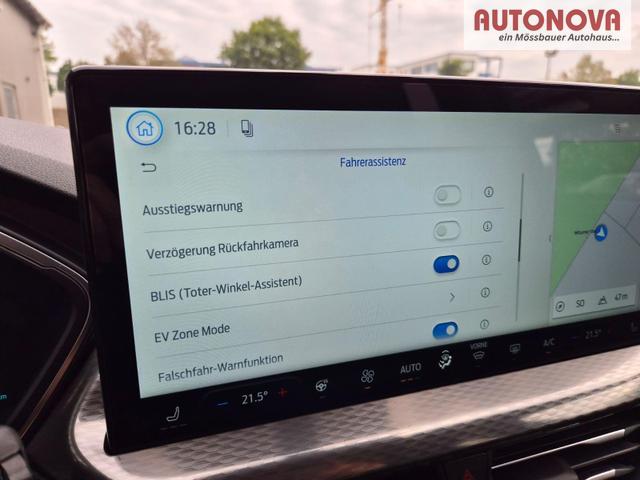 Ford Kuga Titanium 243PS PHEV Automatik schwenkb. AHK Sitzheizung v+h Lenkradheizung Frontscheibe beheizb. Klimaautomatik Navi SYNC4 Apple CarPlay Android Auto Touchscreen PDC 4xKamera 2xKeyless 17"LM vollelektr. Reichweite 66KM 