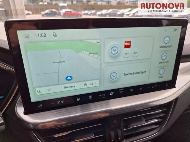 Ford Kuga Titanium 243PS PHEV Automatik schwenkb. AHK Sitzheizung v+h Lenkradheizung Frontscheibe beheizb. Klimaautomatik Navi SYNC4 Apple CarPlay Android Auto Touchscreen PDC 4xKamera 2xKeyless 17"LM vollelektr. Reichweite 66KM 