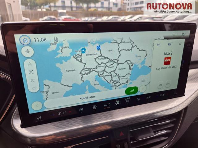 Ford Kuga Titanium 243PS PHEV Automatik schwenkb. AHK Sitzheizung v+h Lenkradheizung Frontscheibe beheizb. Klimaautomatik Navi SYNC4 Apple CarPlay Android Auto Touchscreen PDC 4xKamera 2xKeyless 17"LM vollelektr. Reichweite 66KM 