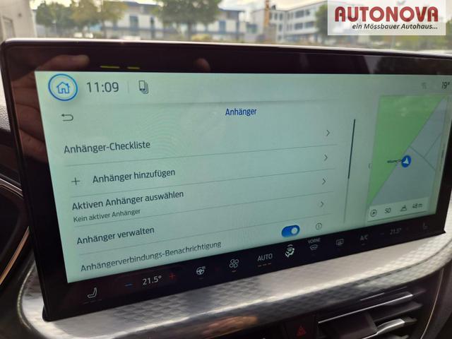 Ford Kuga Titanium 243PS PHEV Automatik schwenkb. AHK Sitzheizung v+h Lenkradheizung Frontscheibe beheizb. Klimaautomatik Navi SYNC4 Apple CarPlay Android Auto Touchscreen PDC 4xKamera 2xKeyless 17"LM vollelektr. Reichweite 66KM 