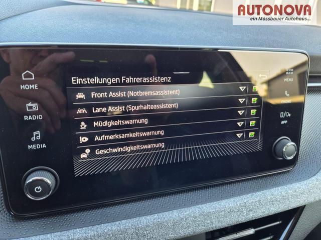 Skoda Kamiq 1.5 TSI 150PS DSG Selection Klimaautomatik Sitzheizung R&uuml;ckf.Kamera PDC Apple CarPlay + Android Auto Tempomat Garantieverl&auml;ngerung 16"LM 