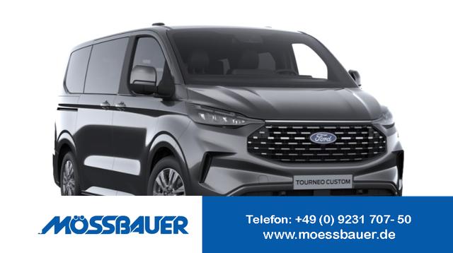 Ford Tourneo Custom - Trend 2.0 TDCi 136PS 6-Gang L2 (LANGER RADSTAND) H1, 5 Jahre Garantie, 8 Plätze, 16" Alu, Parksensoren vo/hi, Rückfahrkamera, LED-Scheinwerfer, Keyless, Beheizte Frontscheibe, Radio 13" inkl. Wireless AndroidAuto/Apple CarPlay, Tempomat, Klimaautomatik vorn