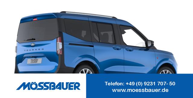 Ford Tourneo Courier - Titanium 1.0 125PS, 5 Jahre Garantie, 16" Alu, Klimaautomatik, Parksensoren vo/hi, Kamera, Privacy-Glas, Keyless Start, Schiebetüre li/re, Heckklappe, Dachreling, Radio 8" + Wireless AndroidAuto/Apple CarPlay, NSW, Ladestation induktiv