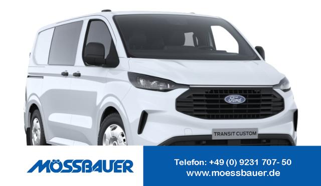 Ford Transit Custom - Trend 2.0 TDCi 150PS L2H1 (LANGER RADSTAND), 5 Jahre Garantie, Parksensoren vorn/hinten, Rückfahrkamera, Klimaautomatik, Radio 13"-Touch inkl. Wireless AndroidAuto/Apple CarPlay, Tempomat, Beheizte Frontscheibe, Schiebetüre rechts