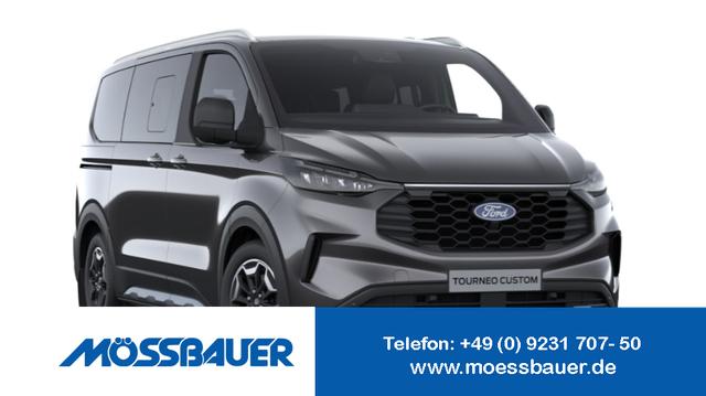 Ford Tourneo Custom - Active 2.0 TDCi 170PS AUTOMATIK ALLRAD L1H1, 5J Garantie, 8 Plätze, 13"-Navi, Adaptiver Tempomat, Toter-Winkel, Alarm, 2 Schiebetüren, 17" Alu, Sitzheizung, 3-Zonen-Klimautomatik, Privacy-Glas, Spiegel elektr. anklappbar, Parksensoren v/h, Rückfahrkamera