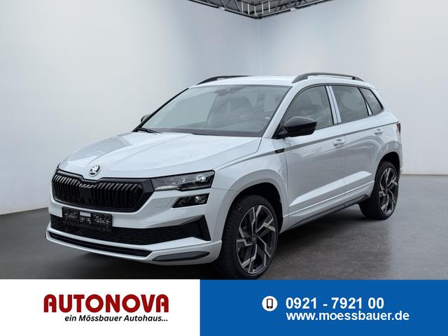 Skoda Karoq - Sportline 1,5 TSI DSG 2ZKlimaautomatik Canton Anh&auml;ngerkupplung Totewinkel Assistent 2 x Einparkhilfe Kamera 19 Zoll Felgen adaptiver Tempomat 5J Garantie