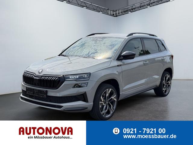 Skoda Karoq - Sportline 1,5 TSI DSG 2ZKlimaautomatik Canton Anh&auml;ngerkupplung Totewinkel Assistent 2 x Einparkhilfe Kamera 19 Zoll Felgen adaptiver Tempomat 5J Garantie