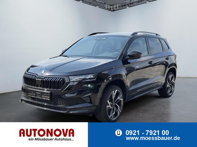 Skoda Karoq - Sportline 1,5 TSI DSG 2ZKlimaautomatik Canton Anh&auml;ngerkupplung Totewinkel Assistent 2 x Einparkhilfe Kamera 19 Zoll Felgen adaptiver Tempomat 5J Garantie