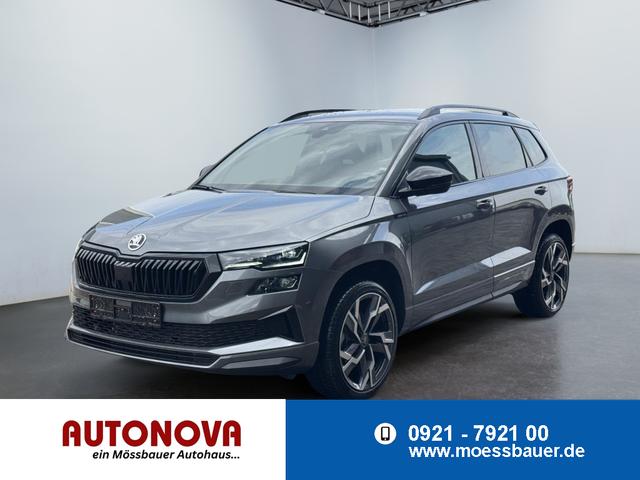 Skoda Karoq - Sportline 1,5 TSI DSG 2ZKlimaautomatik Canton Anh&auml;ngerkupplung Totewinkel Assistent 2 x Einparkhilfe Kamera 19 Zoll Felgen adaptiver Tempomat 5J Garantie