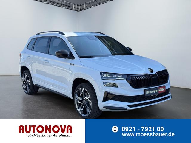 Skoda Karoq - Sportline 2,0 TDI DSG 2ZKlimaautomatik Canton Anh&auml;ngerkupplung Totewinkel Assistent 2 x Einparkhilfe Kamera 19 Zoll Felgen adaptiver Tempomat 5J Garantie