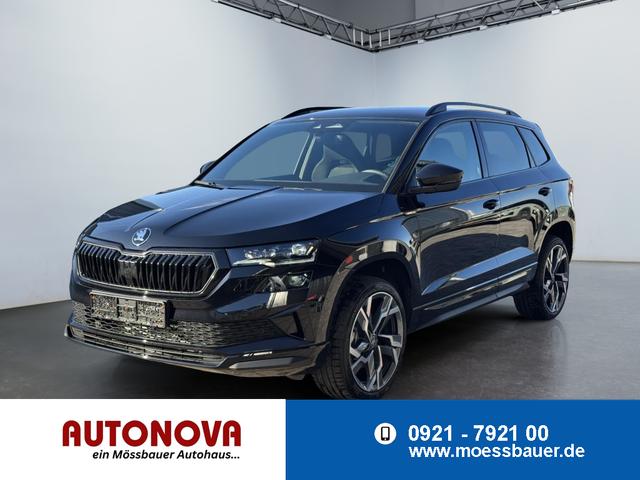 Skoda Karoq - Sportline 2,0 TDI DSG 2ZKlimaautomatik Canton Anh&auml;ngerkupplung Totewinkel Assistent 2 x Einparkhilfe Kamera 19 Zoll Felgen adaptiver Tempomat 5J Garantie