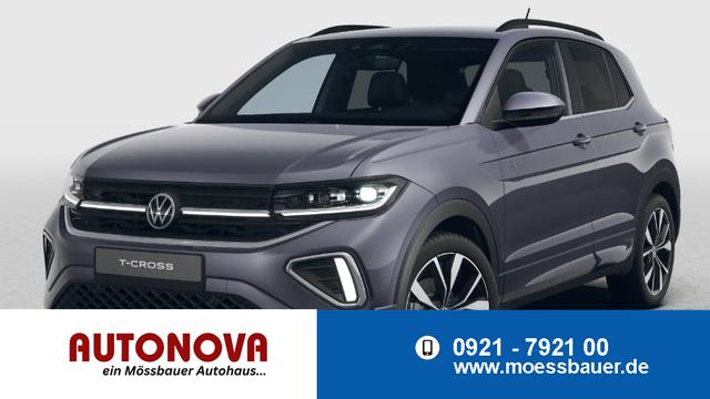 Volkswagen T-Cross - R-Line Limited 1.0 TSI 115PS, Rauch-Grau-Metallic, 5 JAHRE GARANTIE, ANH&Auml;NGERKUPPLUNG, CLIMATRONIC, SITZHEIZUNG, 18" Alu, MATRIX-LED, Adaptiver Tempomat ACC, Parksensoren, R&uuml;ckfahrkamera, Keyless, Abgedunkelte Scheiben, Radio "Ready2Discover" + App-Connect