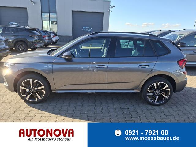 Skoda Kamiq - Monte Carlo 1.5 TSI 150PS DSG, 5J GARANTIE, 18"ALU, METALLIC, ELE. HECKKLAPPE, ANH&Auml;NGERKUPPLUNG, BEH. FRONTSCHEIBE, MATRIX-LED, PANORAMADACH, Sitzheizung, Lenkradhzg, Ladeboden, ACC, SIDE Assist, Virtual Cockpit 10", Parksensoren, Kamera, KESSY, Privacy, Climatronic
