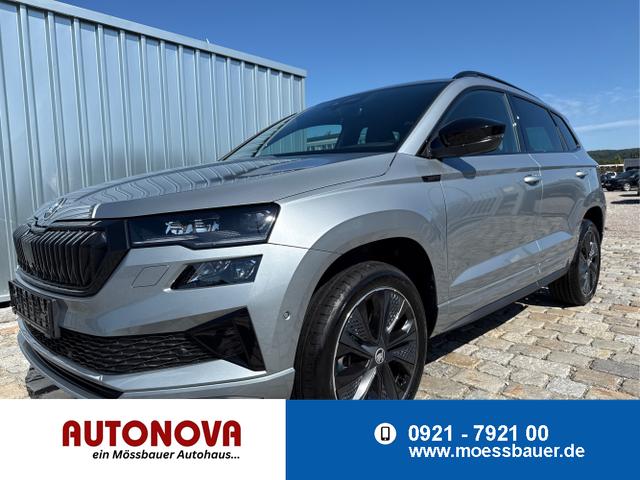 Skoda Karoq - Sportline 1,5 TSI 150 PS DSG -5 Jahre Garantie-Navi-4x Sitzheizung-Canton Sound-Anh&auml;ngerkupplung-LED-Matrix-AppleCarPlay-Android-Auto-ACC-Kessy-2-Zonen-Klimaautomatik-18''Alu-Sofort
