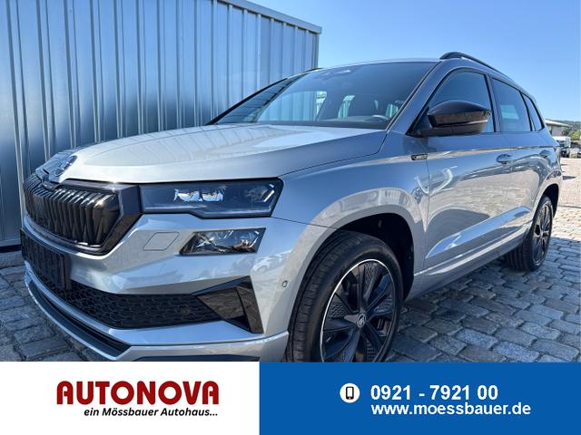 Skoda Karoq - Sportline 1,5 TSI 150 PS DSG -5 Jahre Garantie-Navi-4x Sitzheizung-Canton Sound-Anh&auml;ngerkupplung-LED-Matrix-AppleCarPlay-Android-Auto-ACC-Kessy-2-Zonen-Klimaautomatik-18''Alu-Sofort