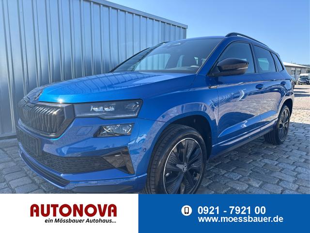 Skoda Karoq - Sportline 1,5 TSI 150 PS DSG -5 Jahre Garantie-Navi-4x Sitzheizung-Canton Sound-Anh&auml;ngerkupplung-LED-Matrix-AppleCarPlay-Android-Auto-ACC-Kessy-2-Zonen-Klimaautomatik-18''Alu-Sofort
