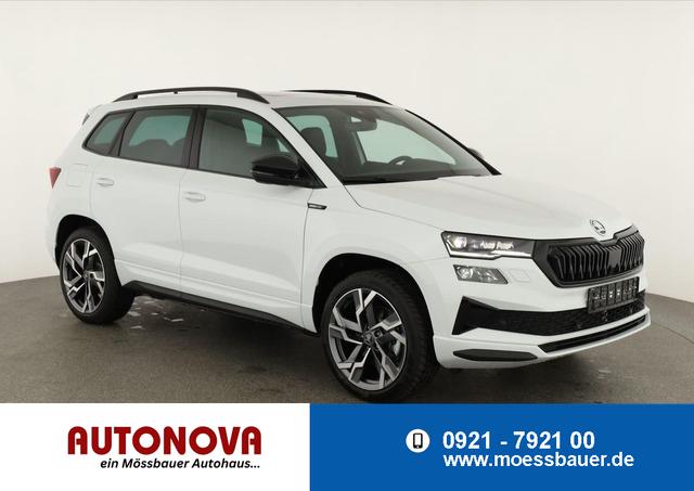 Skoda Karoq - Sportline 4x4 2.0 TSI DSG Sportline, Pano, AHK, Navi, Matrix, Side, Winter, 5 J.-Garantie