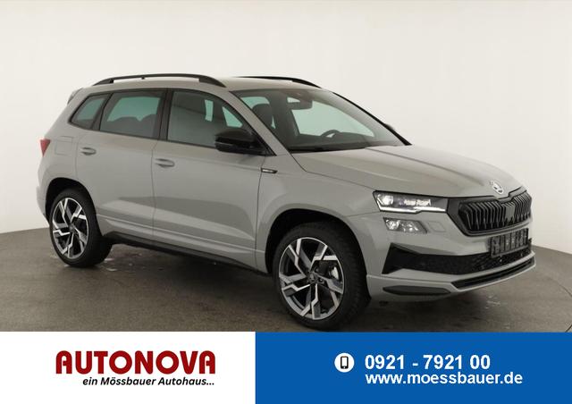 Skoda Karoq - Sportline 4x4 2.0 TSI DSG Sportline, Pano, AHK, Navi, Matrix, Side, Winter, 5 J.-Garantie