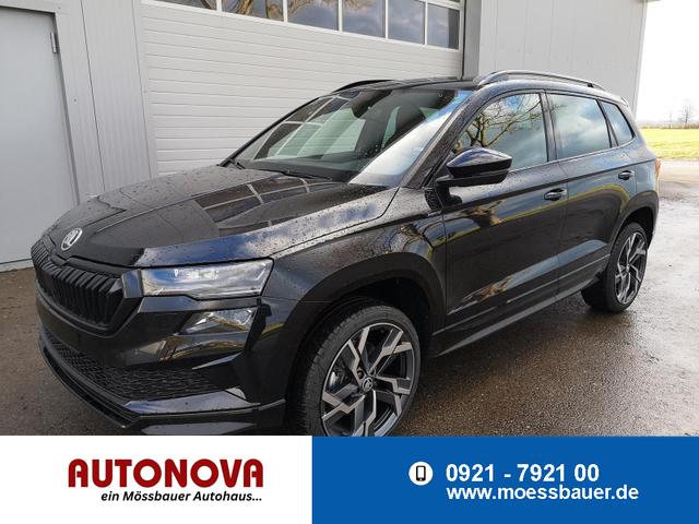Skoda Karoq - Sportline 2.0TDI DSG 4x4 AHK Matrix Pano Sound Leder 19 Zoll