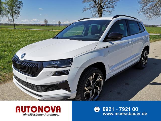 Skoda Karoq - Sportline 2.0TDI DSG 4x4 AHK Matrix Leder 19 Zoll