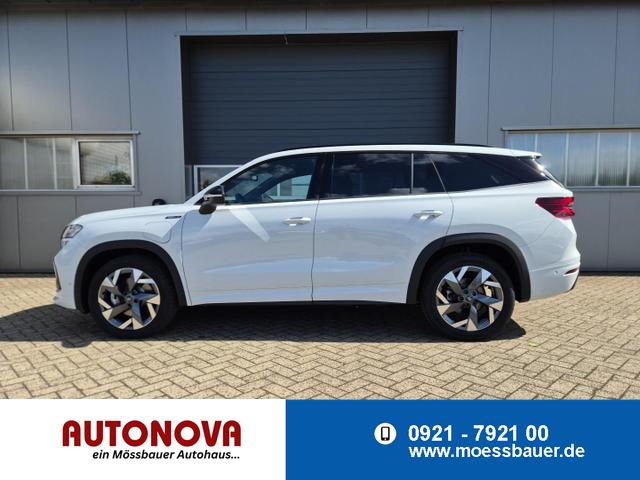 Skoda Kodiaq - Sportline 1.5 TSI 204PS PHEV DSG schwenkb. AHK elektr. PanoDach HUD Alcantara PDC v+h 360&deg;Kamera CANTON Sound Klimaautomatik Sitzheizung Lenkradheizung Navi Apple CarPlay Android Auto 2xKeyless 19"LM vollelektr. Reichweite 116KM