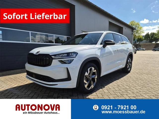 Skoda Kodiaq - Sportline 1.5 TSI 204PS PHEV DSG schwenkb. AHK elektr. PanoDach HUD Alcantara PDC v+h 360&deg;Kamera CANTON Sound Klimaautomatik Sitzheizung Lenkradheizung Navi Apple CarPlay Android Auto 2xKeyless 19"LM vollelektr. Reichweite 116KM