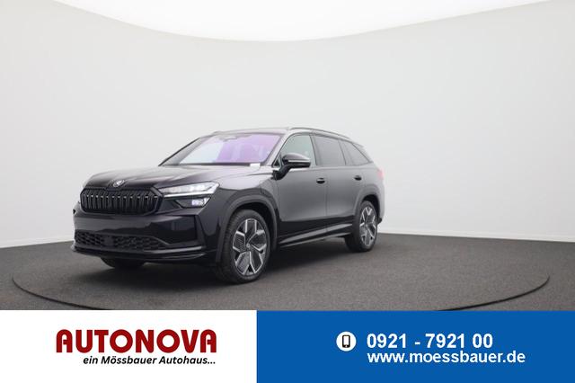 Skoda Kodiaq - Sportline 1.5 TSI 204PS PHEV DSG Sitzheizung v+h Frontscheibe beheizb. 20"LM schwenkb. AHK elektr. PanoDach Alcantara PDC R&uuml;ckf.Kamera Klimaautomatik Lenkradheizung Navi Apple CarPlay Android Auto 2xKeyless vollelektr. Reichweite 116KM