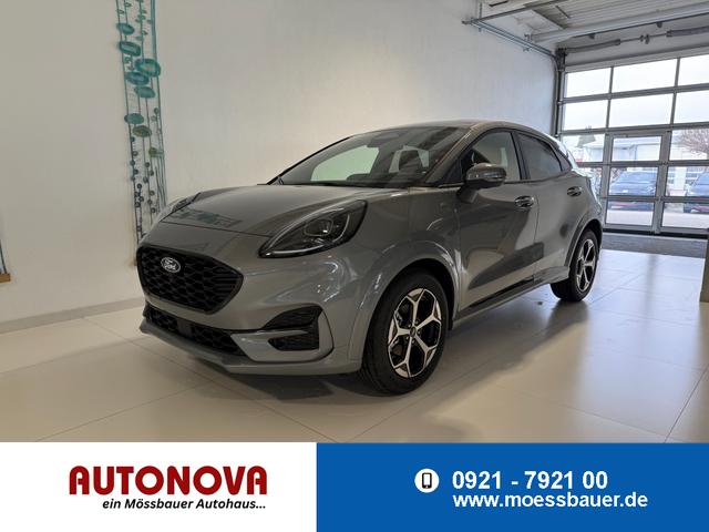 Ford Puma - ST-Line 1,0 l EcoBoost Hybrid 92 kW (125 PS) Winter-Paket, Komfort-Paket, Lenkradheizung, Sitzheizung, Klimaautomatik, Radio, DAB, Android Auto, Apple CarPlay, Bluetooth, Navigationssystem, Elektrische Heckklappe, 17 Zoll Leichtmetallfelgen, uvm.