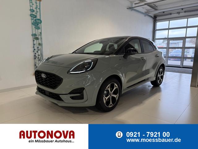 Ford Puma - ST-Line 1,0 l EcoBoost Hybrid 92 kW (125 PS) Winter-Paket, Komfort-Paket, Lenkradheizung, Sitzheizung, Klimaautomatik, Radio, DAB, Android Auto, Apple CarPlay, Bluetooth, Navigationssystem, Elektrische Heckklappe, 17 Zoll Leichtmetallfelgen, uvm.
