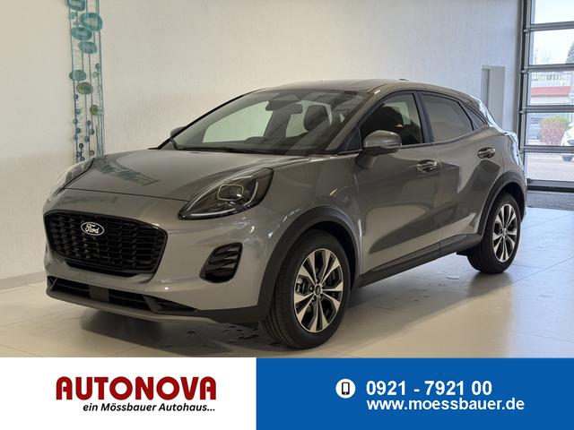 Ford Puma - Titanium 1.0 EcoBoost Hybrid 92 kW (125 PS) Lenkradheizung, Sitzheizung, DAB, Navigationssystem, Radio, Apple CarPlay, Android Auto, Einparkhilfe hinten, R&uuml;ckfahrkamera, Verkehrsschild-Erkennungssystem, 17"-LM-Felgen, uvm.