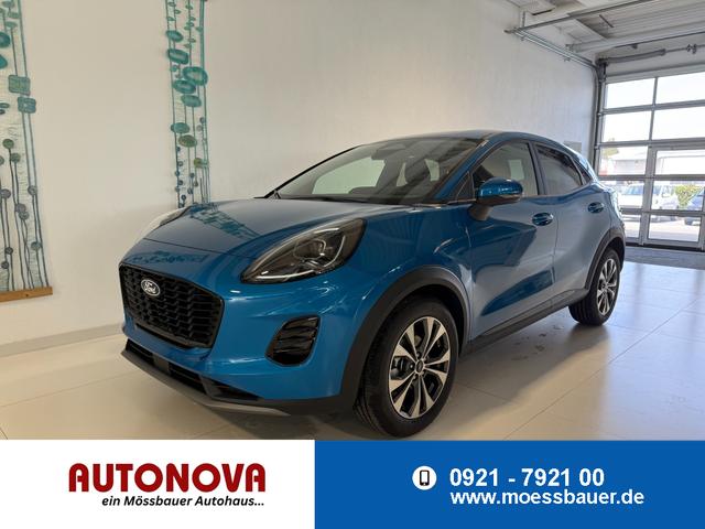 Ford Puma - Titanium 1.0 EcoBoost Hybrid 92 kW (125 PS) Lenkradheizung, Sitzheizung, DAB, Navigationssystem, Radio, Apple CarPlay, Android Auto, Einparkhilfe hinten, R&uuml;ckfahrkamera, Verkehrsschild-Erkennungssystem, 17"-LM-Felgen, uvm.