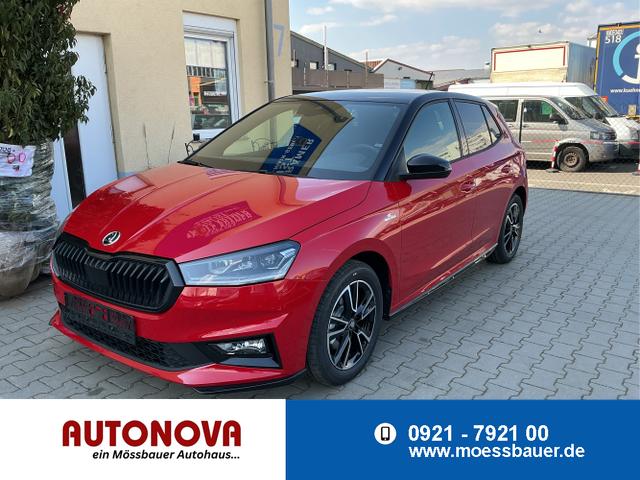 Skoda Fabia - Monte Carlo 5J. Garantie ACC Beheizbare WS Doppelter Kofferraumboden Klimaauto 16 Zoll LM Bi-LED Kamera Kessy