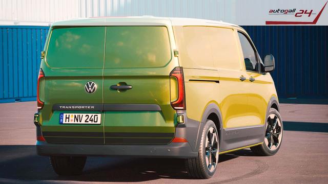 Volkswagen T7 Kastenwagen kurz e-Transporter BEV 1-Gang Automatik 210 kW, Klimaautomatik f&uuml;r 1 Zone, Au&szlig;enspiegel elektr. klappbar, Ladekabel 5 m Mode 3 Typ 2 31 A mit Tasche 