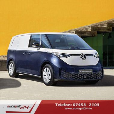 Volkswagen ID. BUZZ - ID Cargo Pro Voll Elektrisch 210 kW (286 PS) Automatik, Metallfarbe Silber, Heckfl&uuml;gelt&uuml;ren, Ladekabel Mode 2 und 3, 5 Jhare Werksgarantie oder 100.000 km