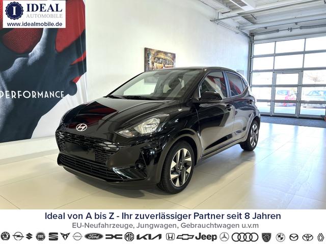 Hyundai i10 - GO+ 1.0 MT 46 kW (63 PS) 5 Jahre Herstellergarantie, Klimaautomatik, Navigationssystem, Apple CarPlay & Android Auto, Sitzheizung, Lenkradheizung, Einparkhilfe hinten, Rückfahrkamera, Privacy Glass, 15" Leichtmetallfelgen, uvm.