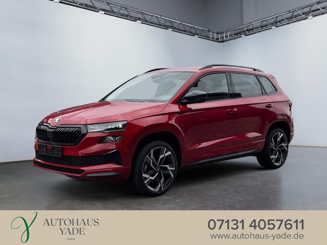 Skoda Karoq - 1,5 TSI DSG Sportline 2ZKli AHK ACC Canton PDC Kam 19Zo 5JG