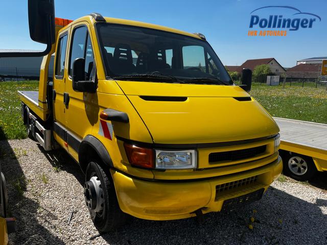 Iveco Daily Abschleppwagen Schiebeplateau Doppelkabine 7 Sitzer 