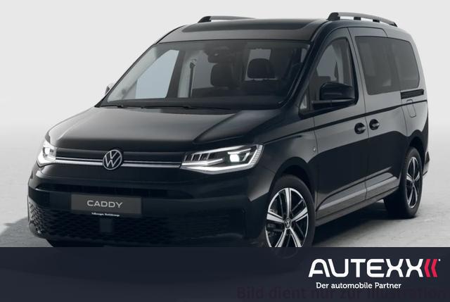 Volkswagen Caddy Maxi - eHybrid DSG Style PANORAMADACH APP-CONNECT PDC vorne+hinten Park Assist AGR-SITZ FAHRERSEITE ACC-Tempomat AHK ABNEHMBAR 5-Sitzer Ganzjahresreifen LED-Scheinwerfer LED Heckleuchten SHZ Climatronic Alufelgen 17 Zoll Sunset ASP el. anklappbar HKL mit Zu