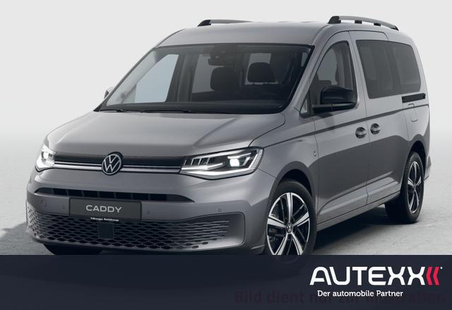 Volkswagen Caddy Maxi - 1.5TSI DSG Style APP-CONNECT PDC vorne+hinten Park Assist AGR-SITZ FAHRERSEITE ACC-Tempomat AHK ABNEHMBAR 7-Sitzer GANZJAHRESREIFEN LED-Scheinwerfer LED Heckleuchten SHZ Climatronic KOMFORTBEL&Uuml;FTUNG FAHRGASTRAUM Alufelgen 17 Zoll Sunset ASP el. ankla