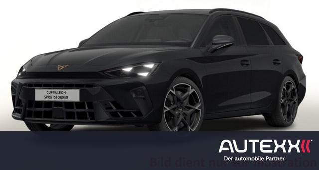Cupra Leon Sportstourer - ST 2.0TSI DSG 4x4 VZ 333 INTELLIGENT DRIVE PAKET MATRIX LED SCHEINWERFER AHK Navi SHZ PDC vore+hinten R&uuml;ckfahrkamera Alufelgen 19 Zoll Schwarz-Silber Garantieverl&auml;ngerung auf 5 Jahre oder 100.000km