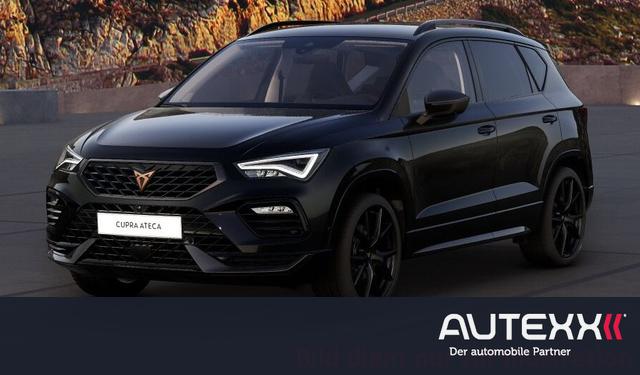 Cupra Ateca - 1.5TSI DSG FULL-LED-Scheinwerfer LEDERAUSSTATTUNG SOUL BLACK el. Fahrersitz mit Memory NAVI Full-Link Connectivity Box ACC-Tempomat PDC vorne+hinten Parkassist AHK SHZ Lenkrad beheizbar Sunset Alufelgen 19 Zoll Climatronic Heckklappe Dachhimmel S