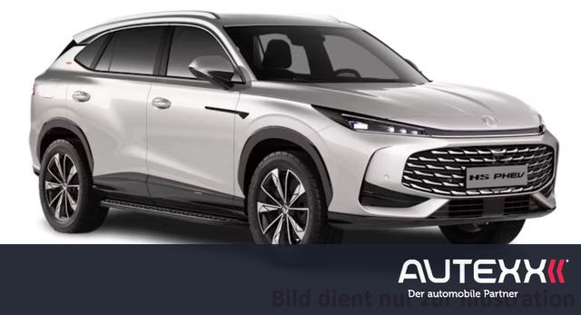 MG HS - 1.5T DGI HEV+ Vollhybrid LUXURY LED-Scheinwerfer NAVI 360Grad Kamera el. Heckklappe Sitze in Lederoptik Klimaautomatik SHZ abgedunkelte Scheiben ACC-Tempomat Alufelgen 19 Zoll