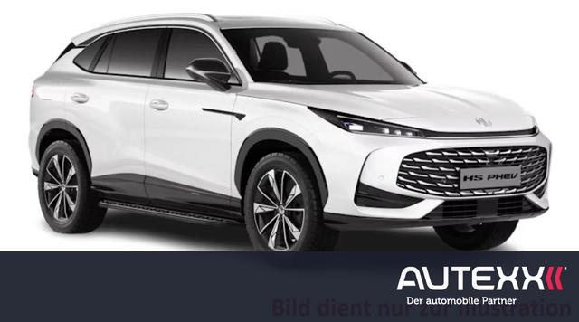 MG HS - 1.5T DGI HEV+ Vollhybrid LUXURY LED-Scheinwerfer NAVI 360Grad Kamera el. Heckklappe Sitze in Lederoptik Klimaautomatik SHZ abgedunkelte Scheiben ACC-Tempomat Alufelgen 19 Zoll