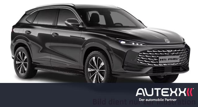 MG HS - 1.5T DGI HEV+ Vollhybrid LUXURY LED-Scheinwerfer NAVI 360Grad Kamera el. Heckklappe Sitze in Lederoptik Klimaautomatik SHZ abgedunkelte Scheiben ACC-Tempomat Alufelgen 19 Zoll