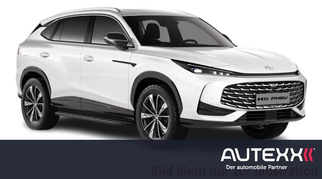 MG HS - 1.5T DGI HEV+ Vollhybrid LUXURY LED-Scheinwerfer NAVI 360Grad Kamera el. Heckklappe Sitze in Lederoptik Klimaautomatik SHZ abgedunkelte Scheiben ACC-Tempomat Alufelgen 19 Zoll 165kW (224PS), Automatik