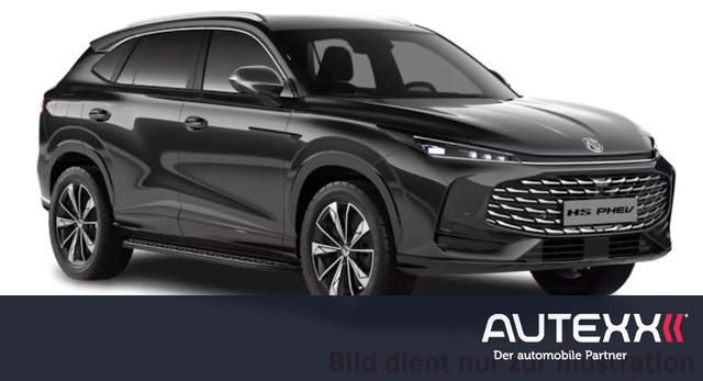 MG HS - 1.5T DGI HEV+ Vollhybrid LUXURY LED-Scheinwerfer NAVI 360Grad Kamera el. Heckklappe Sitze in Lederoptik Klimaautomatik SHZ abgedunkelte Scheiben ACC-Tempomat Alufelgen 19 Zoll 165kW (224PS), Automatik