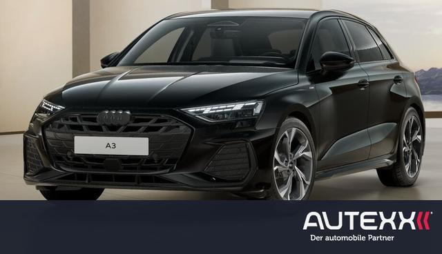 Audi A3 Sportback - 1.5TFSI S-Tronic S-line 18 Zoll Alu Y-Design Black Plus Paket Navi ACC SHZ R&uuml;ckfahrkamera PDC v+h abgedunkelte Scheiben Sportsitze Garantieverl&auml;ngerung auf 4 Jahre oder 120.000km