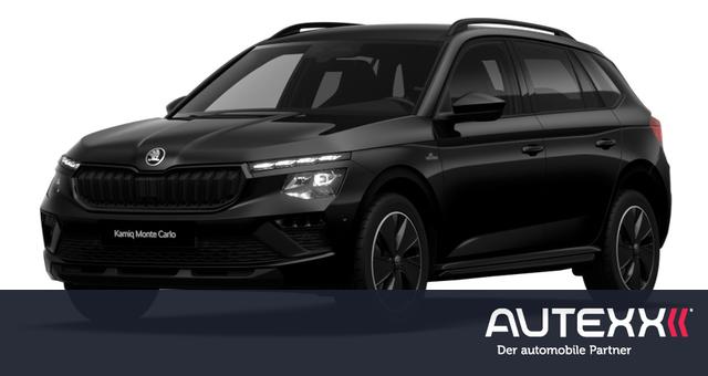 Skoda Kamiq - 1.5 TSI DSG Monte Carlo ACC-Tempomat AHK-Vorbereitung SHZ PDC vorne+hinten R&uuml;ckfahrkamera Panoramadach Climatronic 2 Zonen Matrix-LED-Scheinwerfer