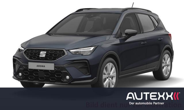 Seat Arona - 1.5TSI DSG FR Facelift SHZ Save+Driving Pack XL AHK ABNEHMBAR ACC-Tempomat Virtual Cockpit 10.25 Zoll Ablagepaket Alarmanlage PDC vorne+hinten R&uuml;ckfahrkamera el. anlappb. Asp. NSW